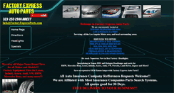 Desktop Screenshot of factoryexpressparts.com