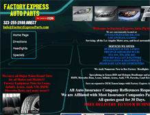 Tablet Screenshot of factoryexpressparts.com